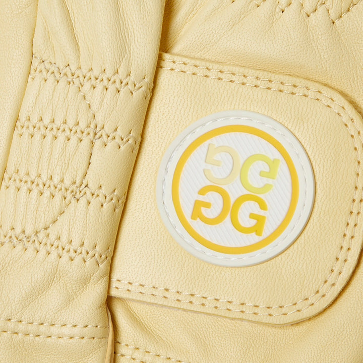 Gant de Golf Femme Signature en Cuir Cabretta - G/FORE - Blanc - S — Main gauche