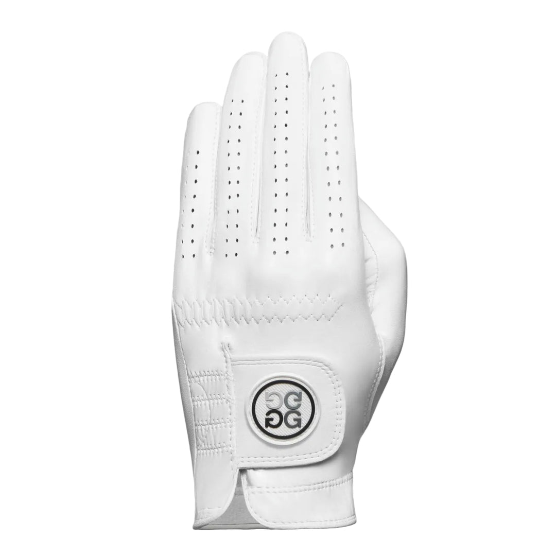 Gant de Golf Homme en Cuir Signature - G/FORE - Beige - ML — Main gauche