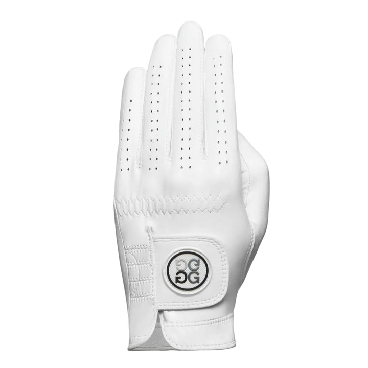 Gant de Golf Homme en Cuir Signature - G/FORE - Beige - ML — Main gauche