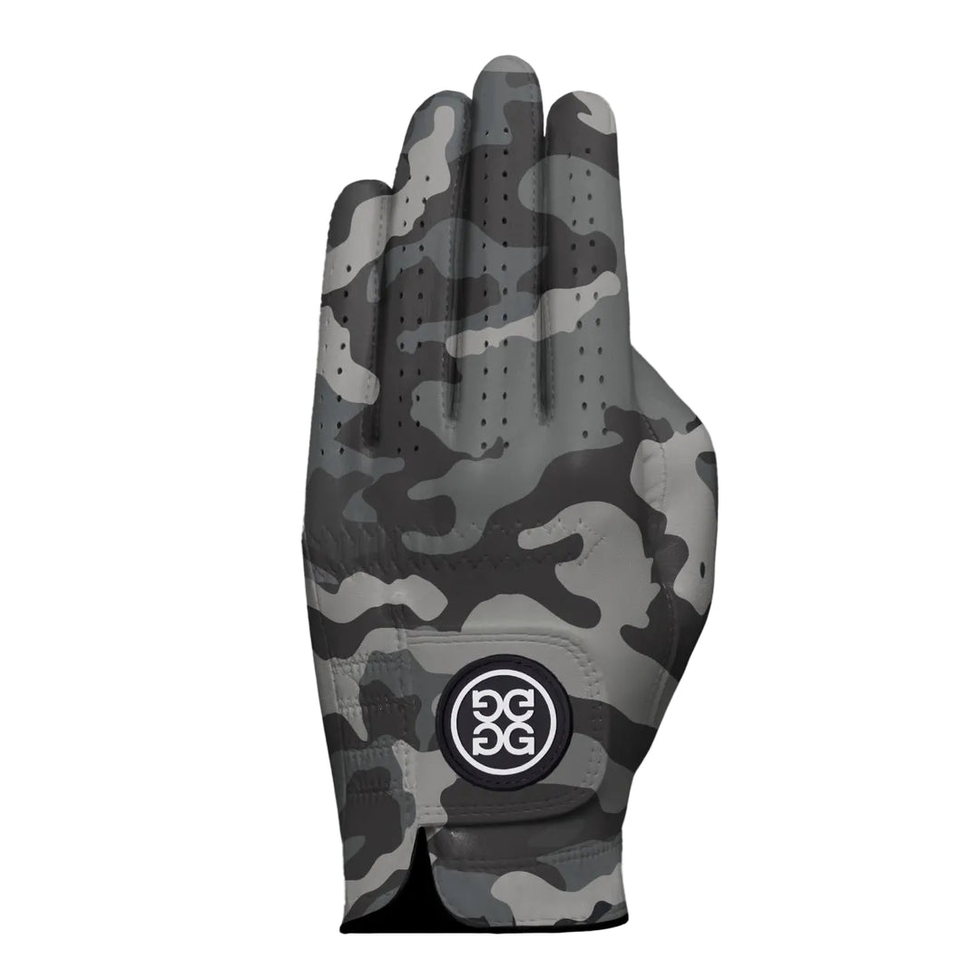 Gant de Golf Homme en Cuir Signature Camo - G/FORE - Gris - S — Main gauche