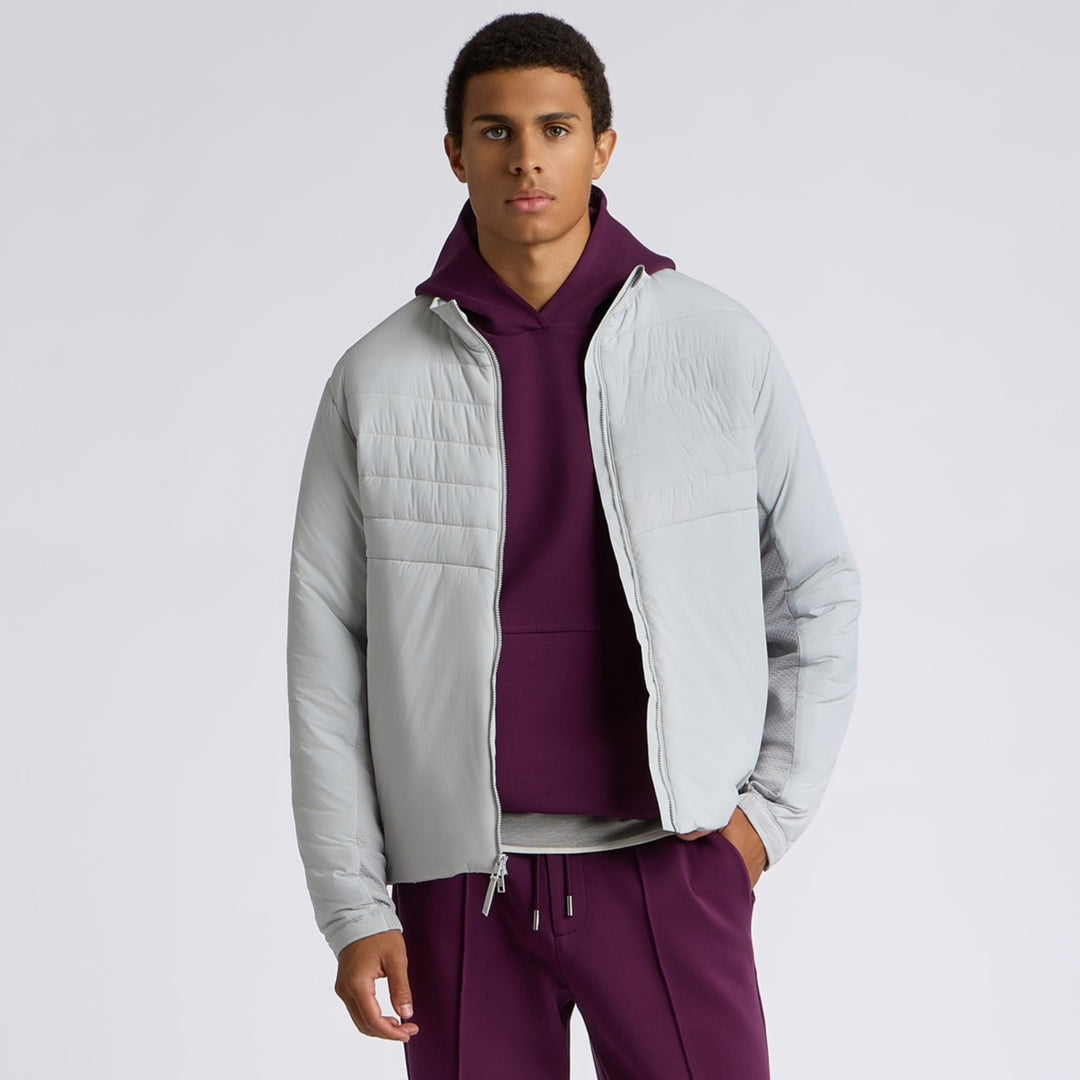 Veste Doudoune Hybride de Golf Homme Maverick Stretch 2.0 - G/FORE - Gris clair - M
