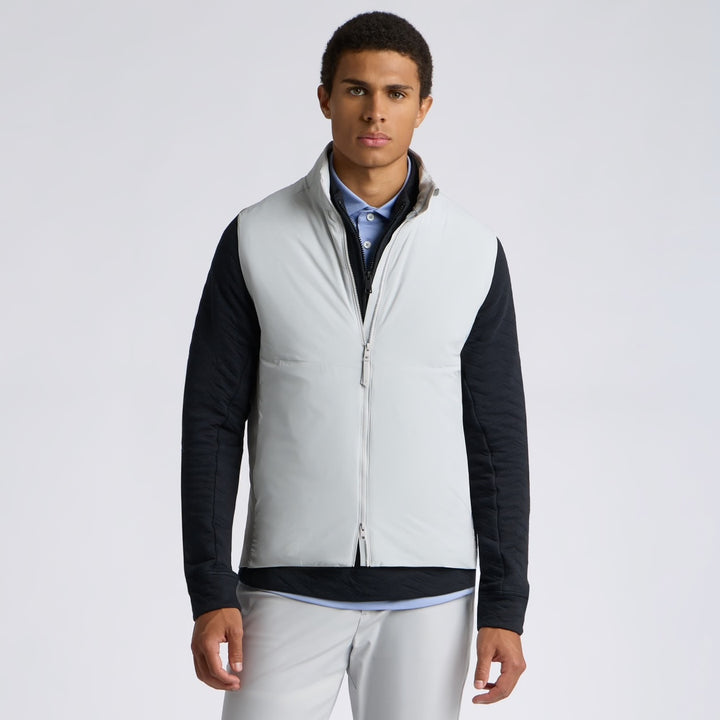 Doudoune Sans Manches de Golf Homme Maverick Hybrid Stretch Vest 2.0 - G/FORE - Gris clair - M