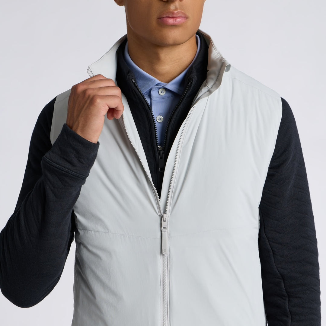 Doudoune Sans Manches de Golf Homme Maverick Hybrid Stretch Vest 2.0 - G/FORE - Gris clair - XL