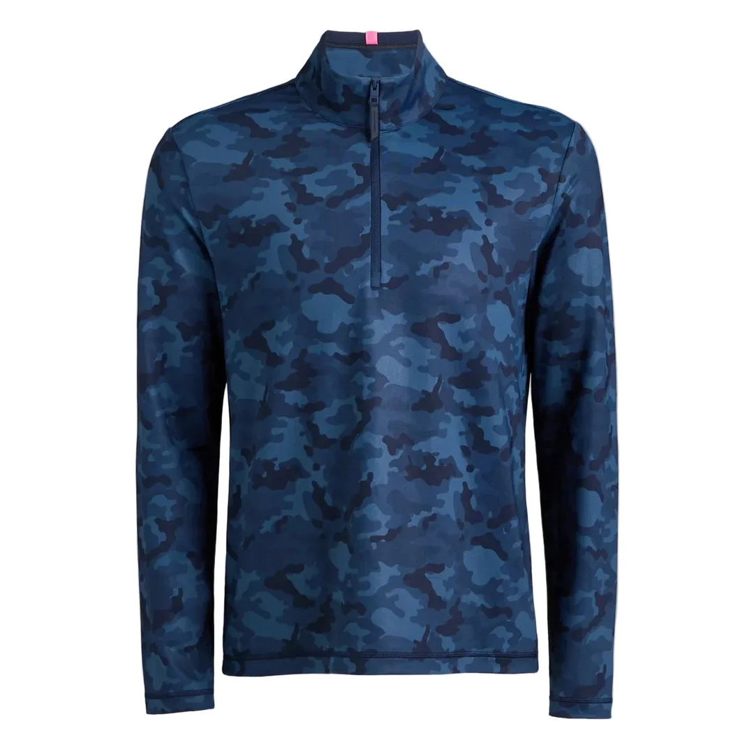 Pull de Golf Homme Technique 1/4 Zip Brushed Back - G/FORE - Marine - S