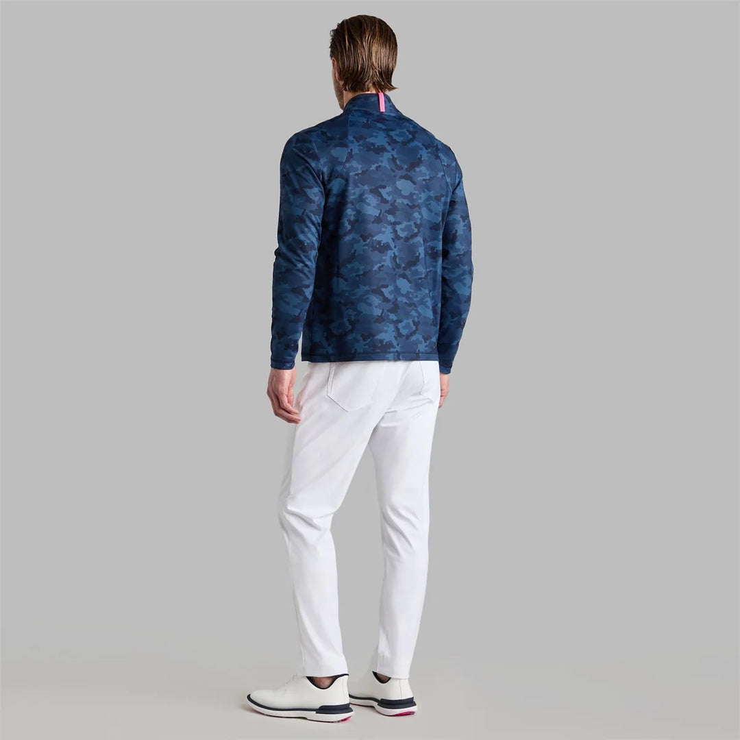 Pull de Golf Homme Technique 1/4 Zip Brushed Back - G/FORE - Marine - L