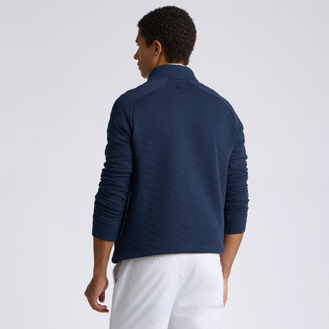 Pull de Golf Homme Matelassé 1/4 Zip Dunes Cotton - G/FORE - Gris clair - XL