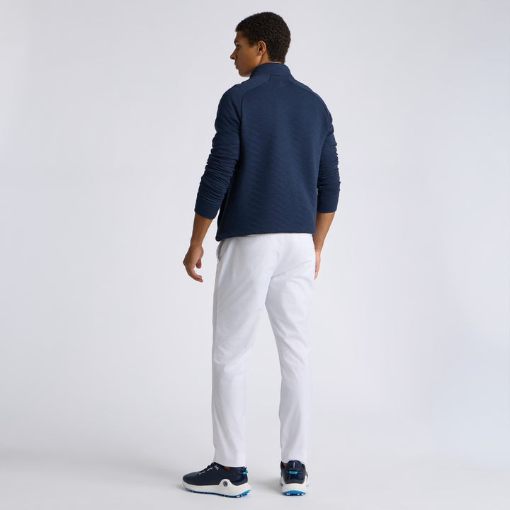 Pull de Golf Homme Matelassé 1/4 Zip Dunes Cotton - G/FORE - Marine - L