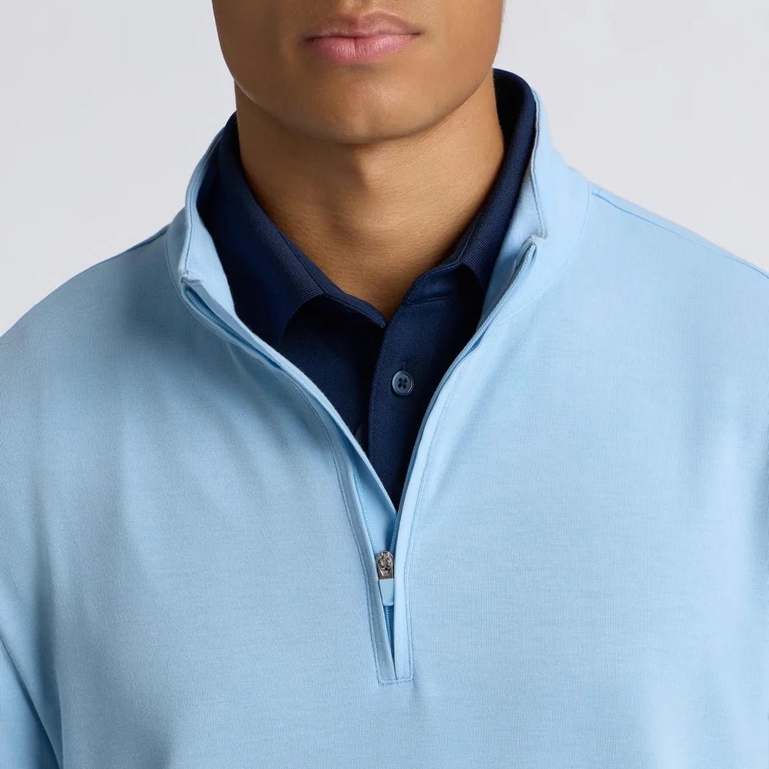 Pull de Golf Homme Luxe Mid 1/4 Zip - G/FORE - Bleu ciel - XL