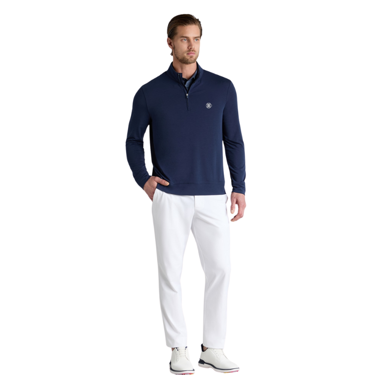 Pull de Golf Homme Luxe Mid 1/4 Zip - G/FORE - Marine - XL