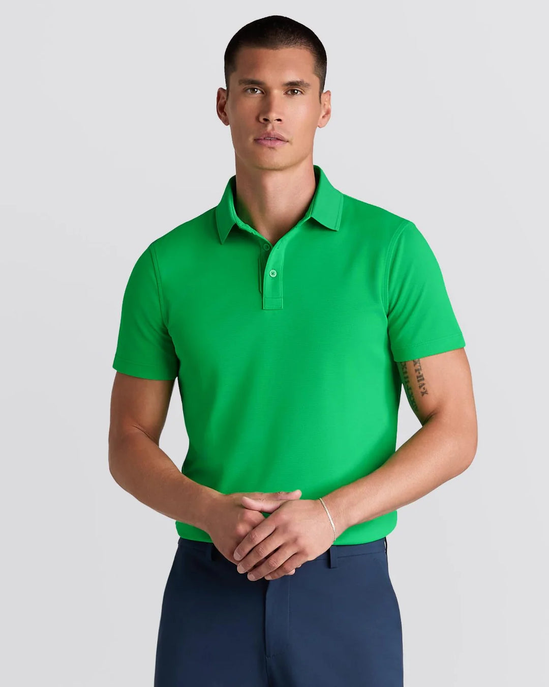 Polo de Golf Homme Piqué Essential Performance - G/FORE - Clover - M