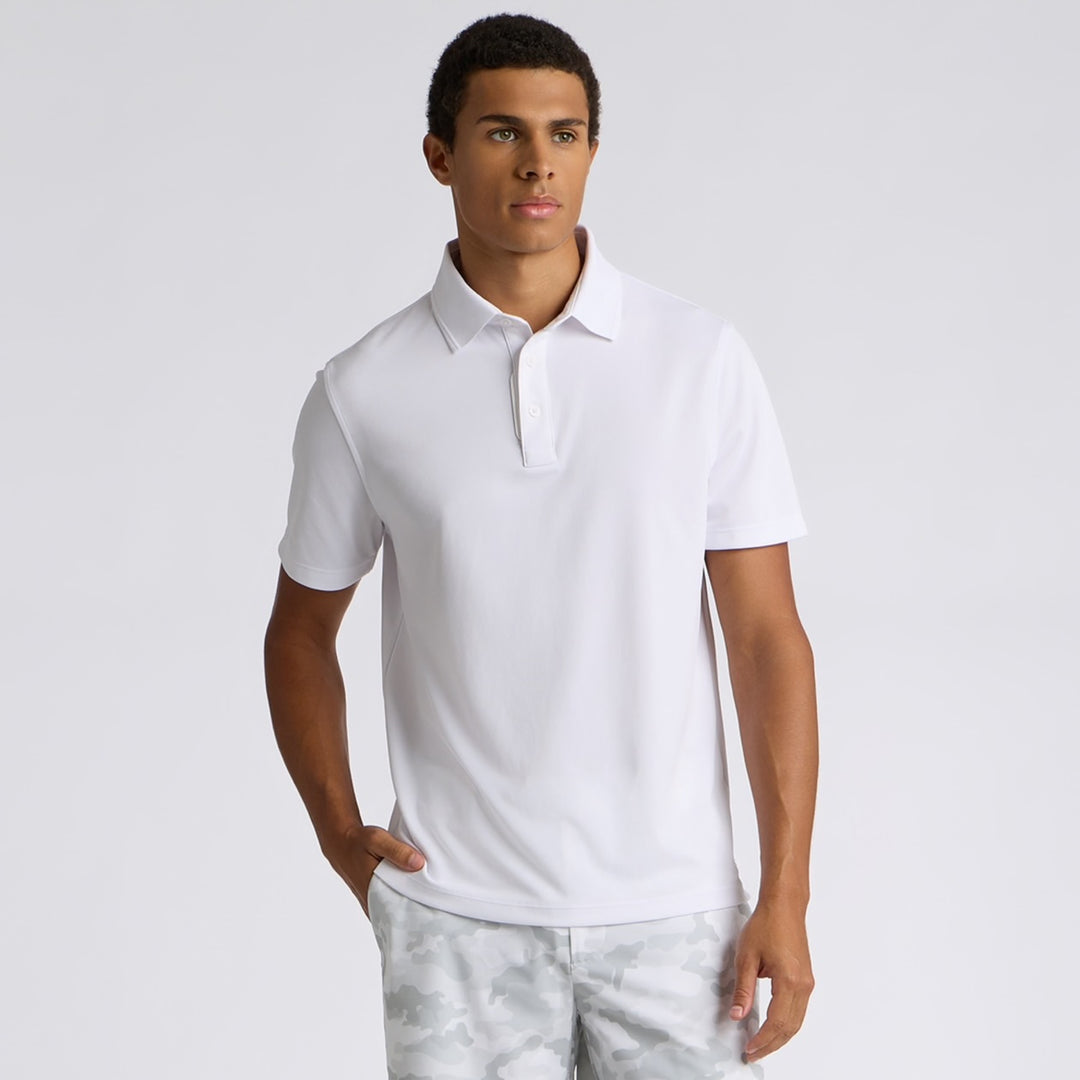 Polo de Golf Homme Piqué Essential Performance - G/FORE - Snow - M