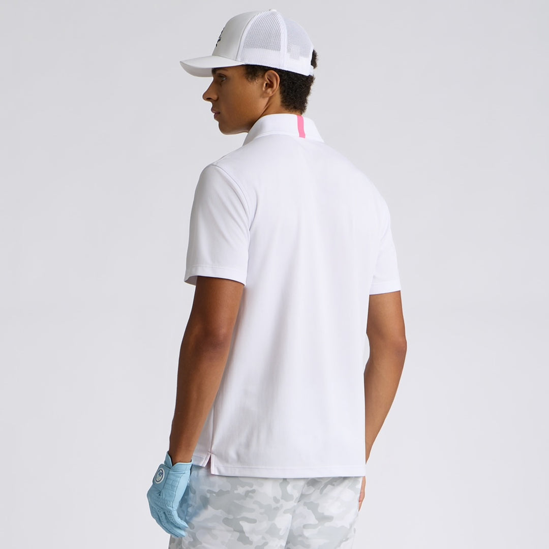 Polo de Golf Homme Piqué Essential Performance - G/FORE - Snow - XL