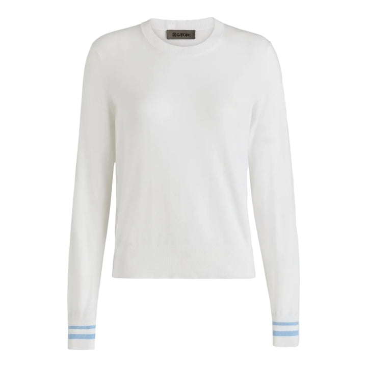 Pull de Golf Femme Col Rond Cooling Cotton - G/FORE - Marine - S
