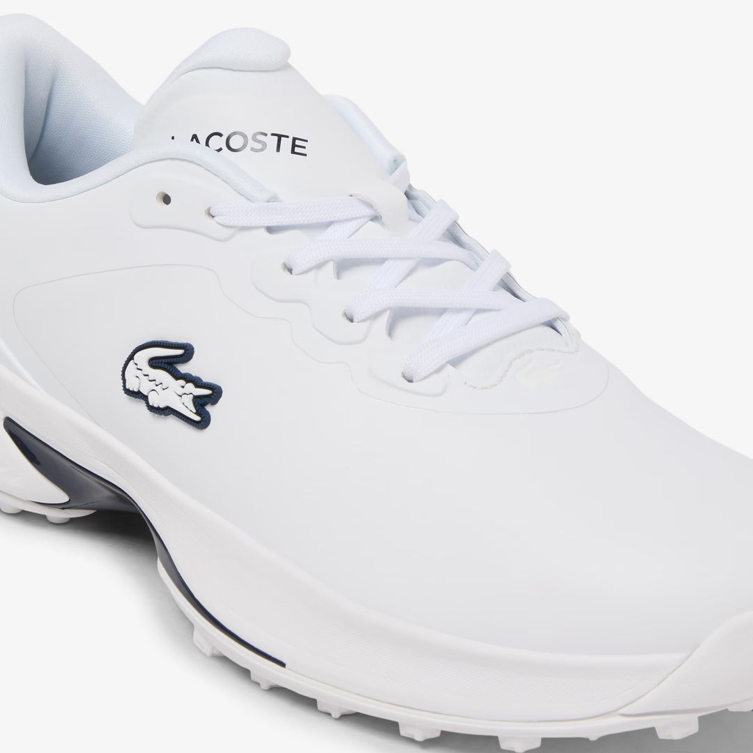 Chaussures de Golf Golf Point Homme en Cuir blanc/marine - Lacoste