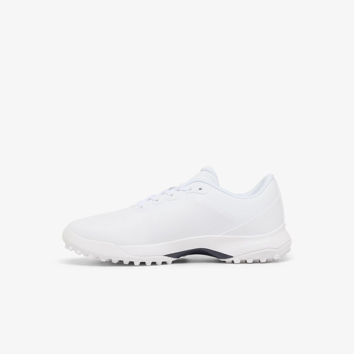 Chaussures de Golf Golf Point Homme en Cuir blanc/marine - Lacoste