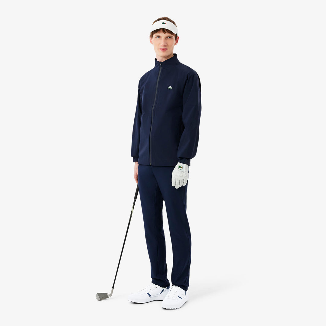Chaussures de Golf T-Clip Golf Homme en Cuir Blanc/Marine - Lacoste