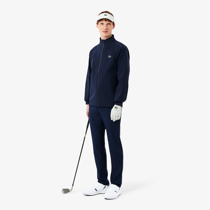 Chaussures de Golf T-Clip Golf Homme en Cuir Blanc/Marine - Lacoste