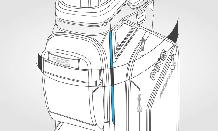 Sac Chariot de Golf PING Pioneer - vue 2