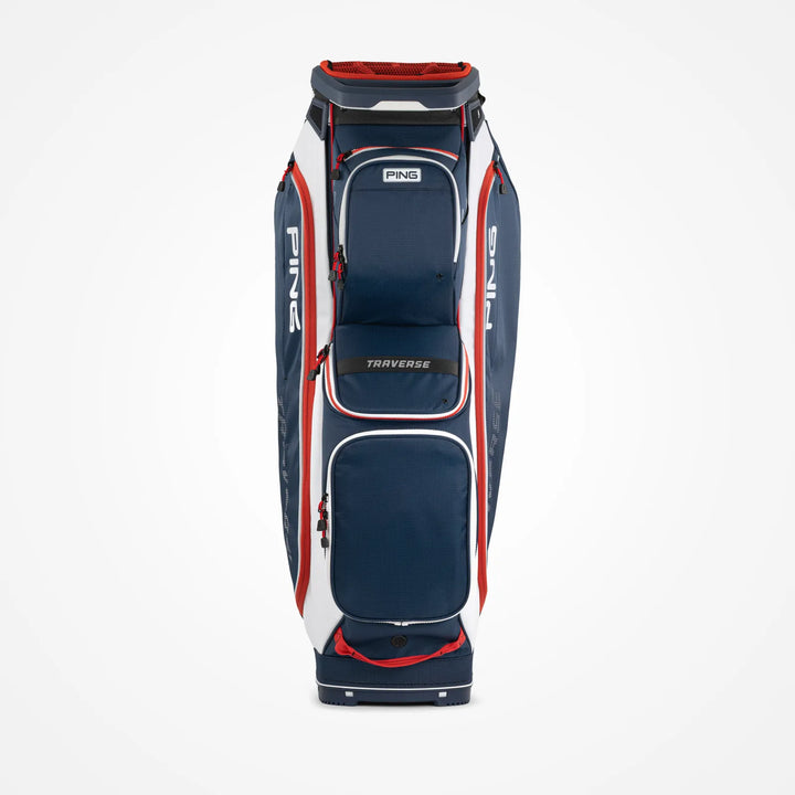 Sac Chariot de Golf PING Traverse - Marine / Blanc / Rouge - vue 2
