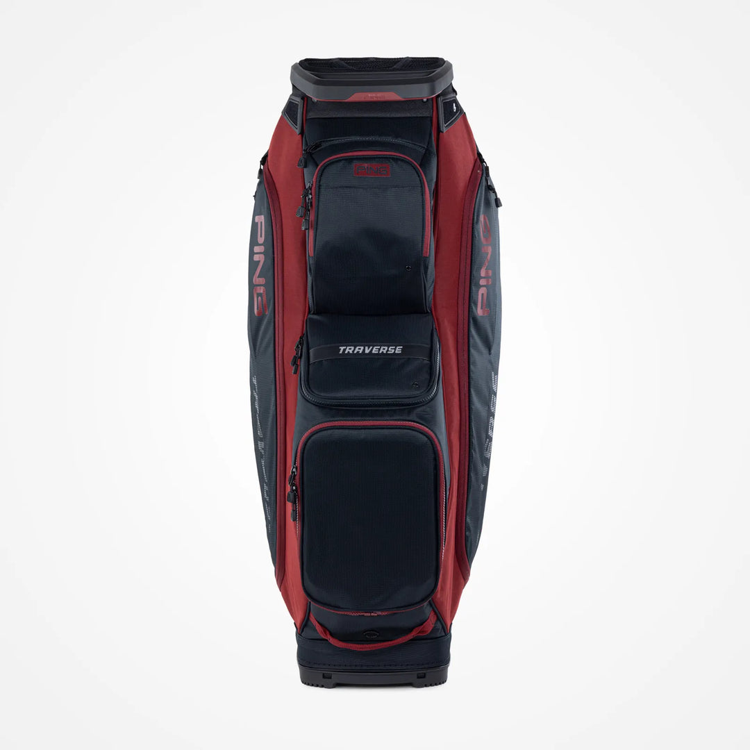 Sac Chariot de Golf PING Traverse - Noir / Rouge - vue 2