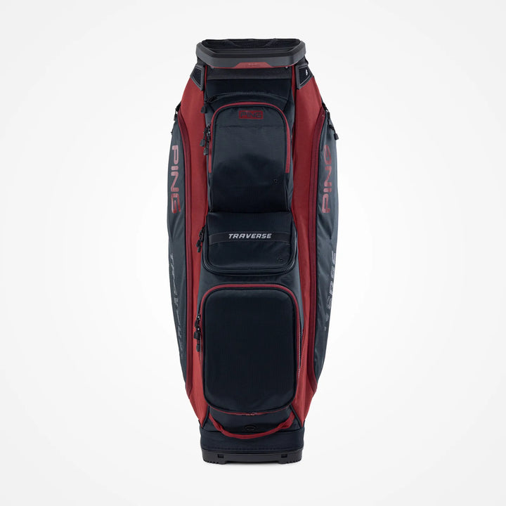 Sac Chariot de Golf PING Traverse - Noir / Rouge - vue 2