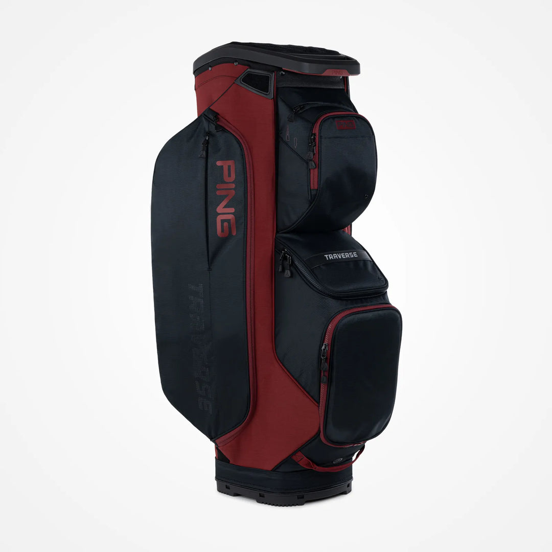 Sac Chariot de Golf PING Traverse - Noir / Rouge