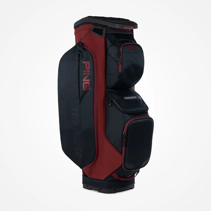 Sac Chariot de Golf PING Traverse - Noir / Rouge