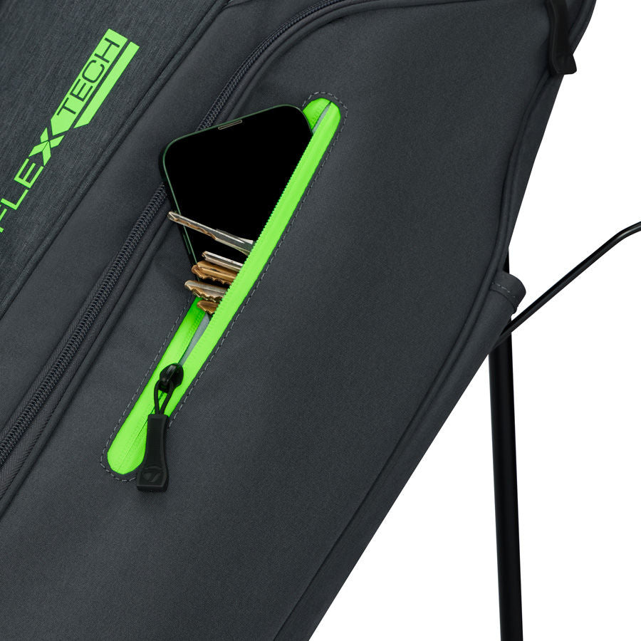 Sac Trépied de Golf TaylorMade FlexTech - Gris / Vert - vue 3