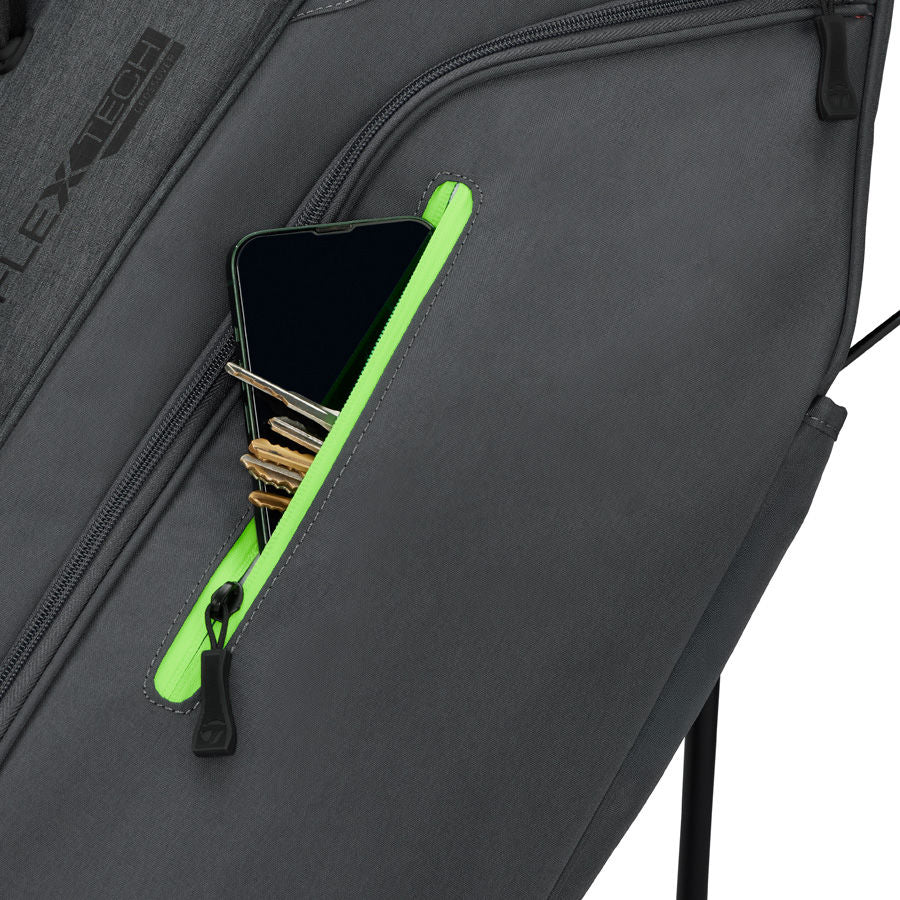 Sac Trépied de Golf Hybride TaylorMade FlexTech Crossover - Gris / Vert - vue 3