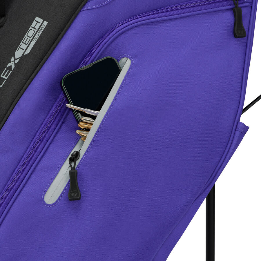 Sac Trépied de Golf Hybride TaylorMade FlexTech Crossover - Violet / Noir - vue 3