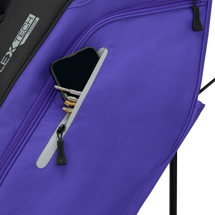 Sac Trépied de Golf Hybride TaylorMade FlexTech Crossover - Violet / Noir - vue 3