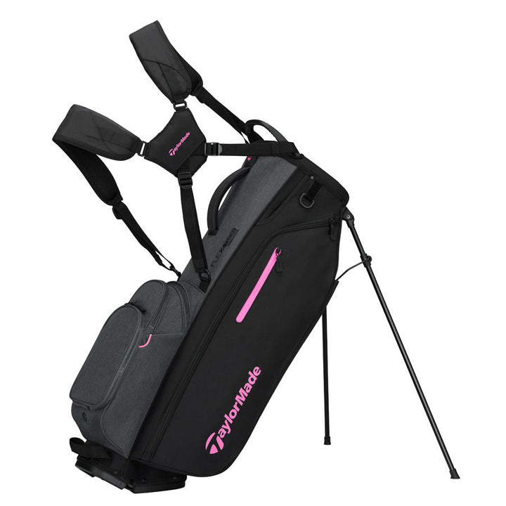 Sac Trépied de Golf Hybride TaylorMade FlexTech Crossover - Gris / Noir / Rose