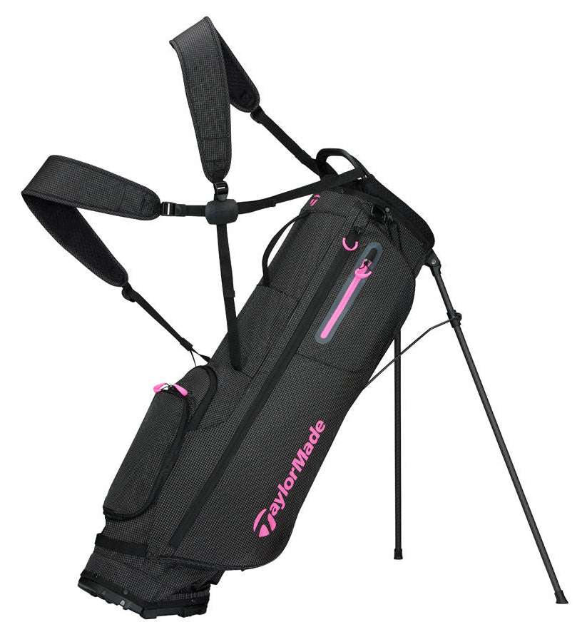 Sac Trépied de Golf Ultra-léger TaylorMade FlexTech SuperLite - Noir / Rose