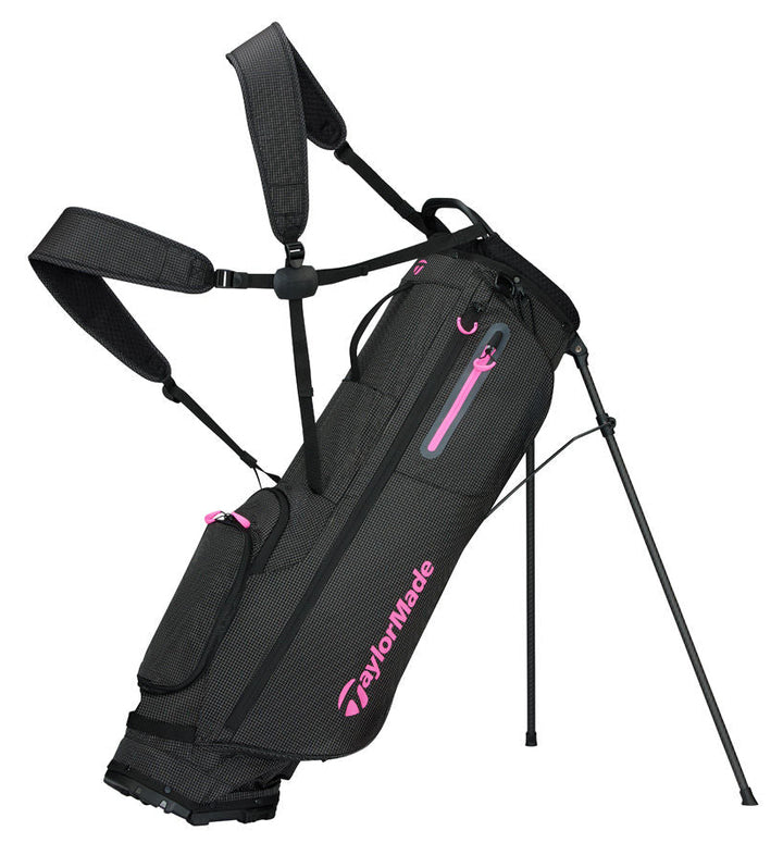 Sac Trépied de Golf Ultra-léger TaylorMade FlexTech SuperLite - Noir / Rose