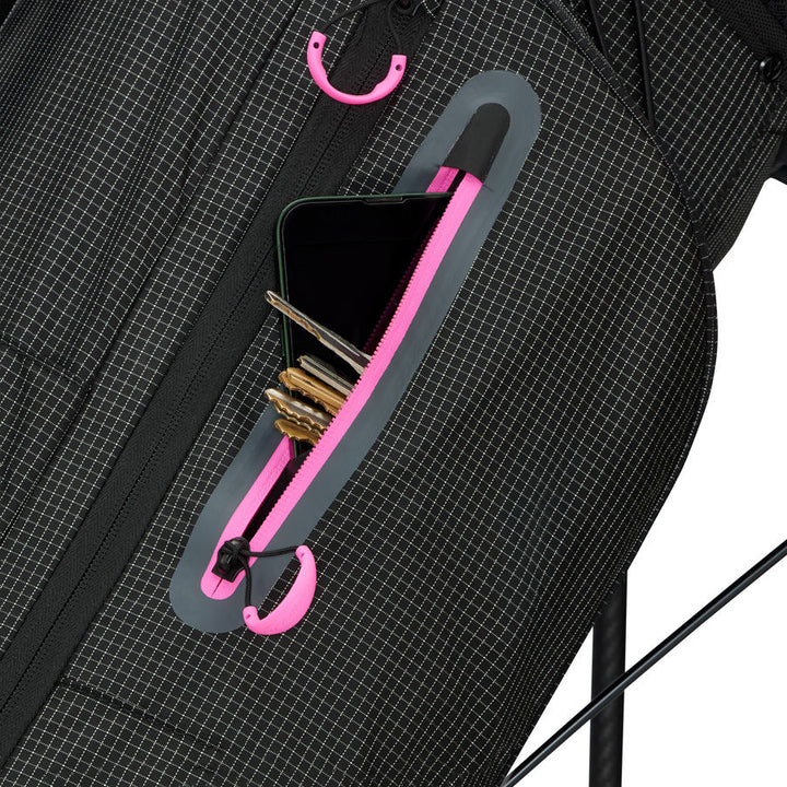Sac Trépied de Golf Ultra-léger TaylorMade FlexTech SuperLite - Noir / Rose - vue 3