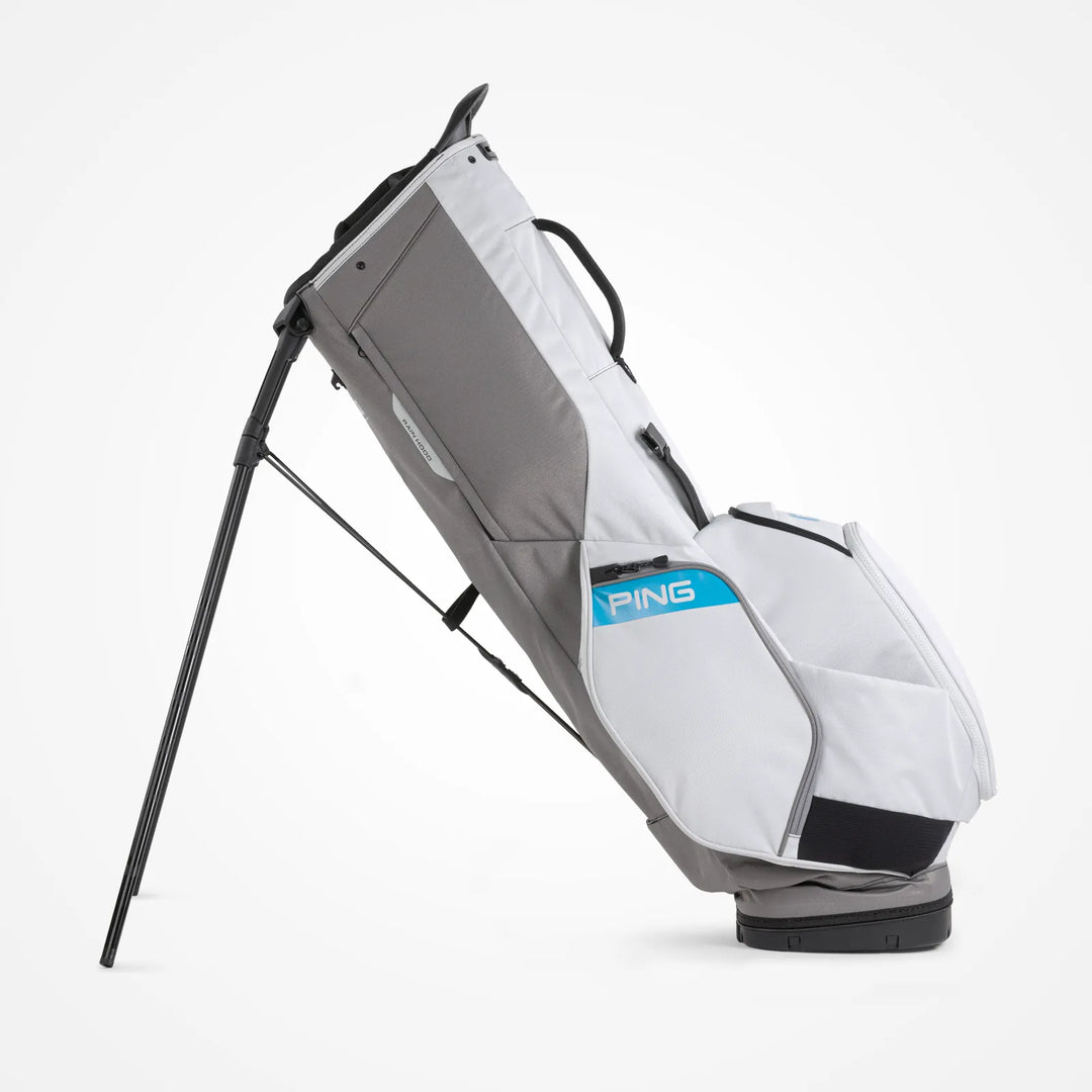 Sac Trépied de Golf PING Hoofer - Blanc / Gris / Bleu - vue 3