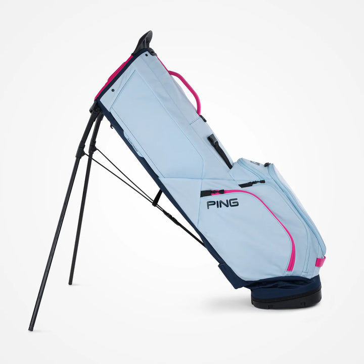 Sac Trépied de Golf PING Hoofer Lite - Bleu ciel / Rose - vue 2