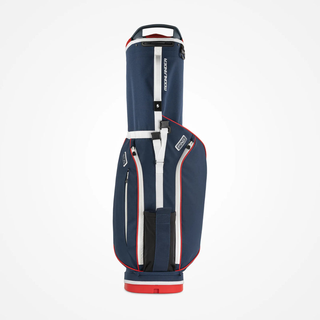 Sac Trépied de Golf PING Moonlander - Marine / Blanc / Rouge - vue 2
