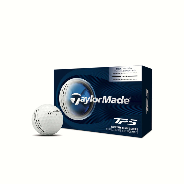 Balles TaylorMade TP5 Performance Stripe 2026 (Douzaine)