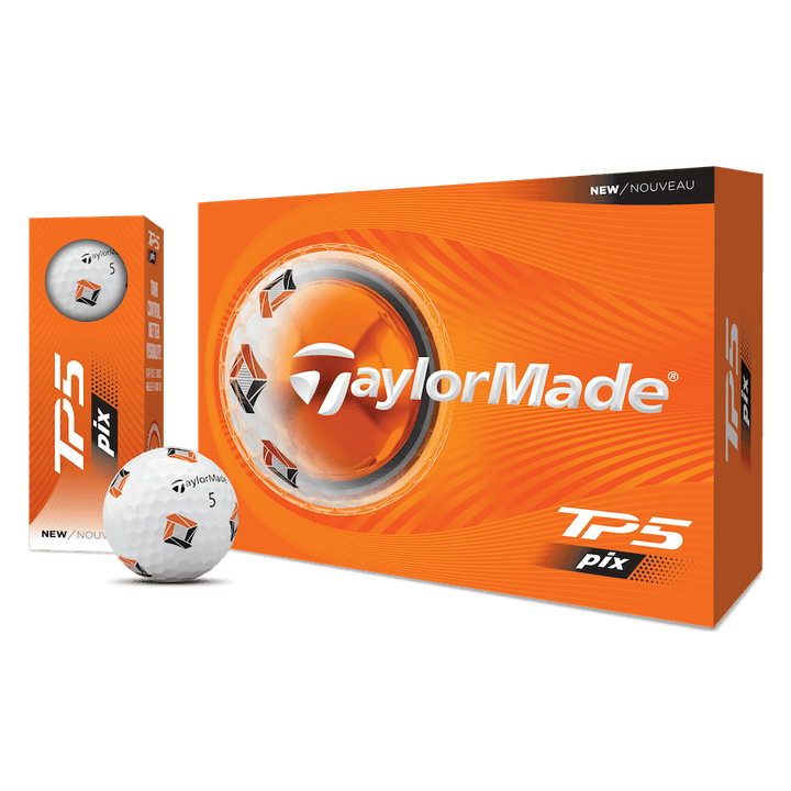 Balles TaylorMade TP5 pix 2026 (Douzaine) - Blanc