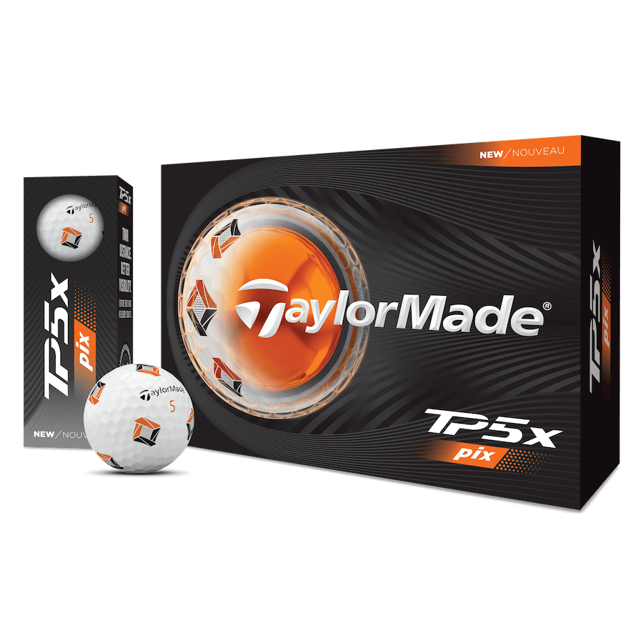 Balles TaylorMade TP5x pix 2026 (Douzaine) - Blanc