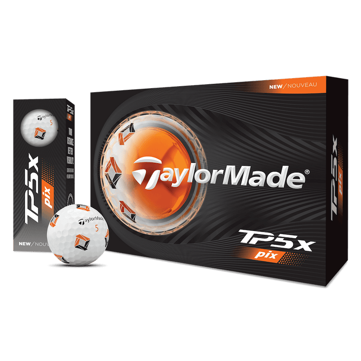 Balles TaylorMade TP5x pix 2026 (Douzaine) - Blanc
