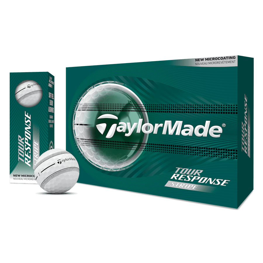 Balles TaylorMade Tour Response Stripe 2026 (Douzaine)
