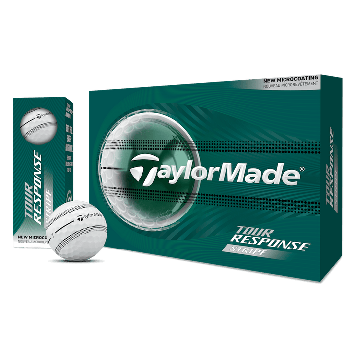 Balles TaylorMade Tour Response Stripe 2026 (Douzaine)