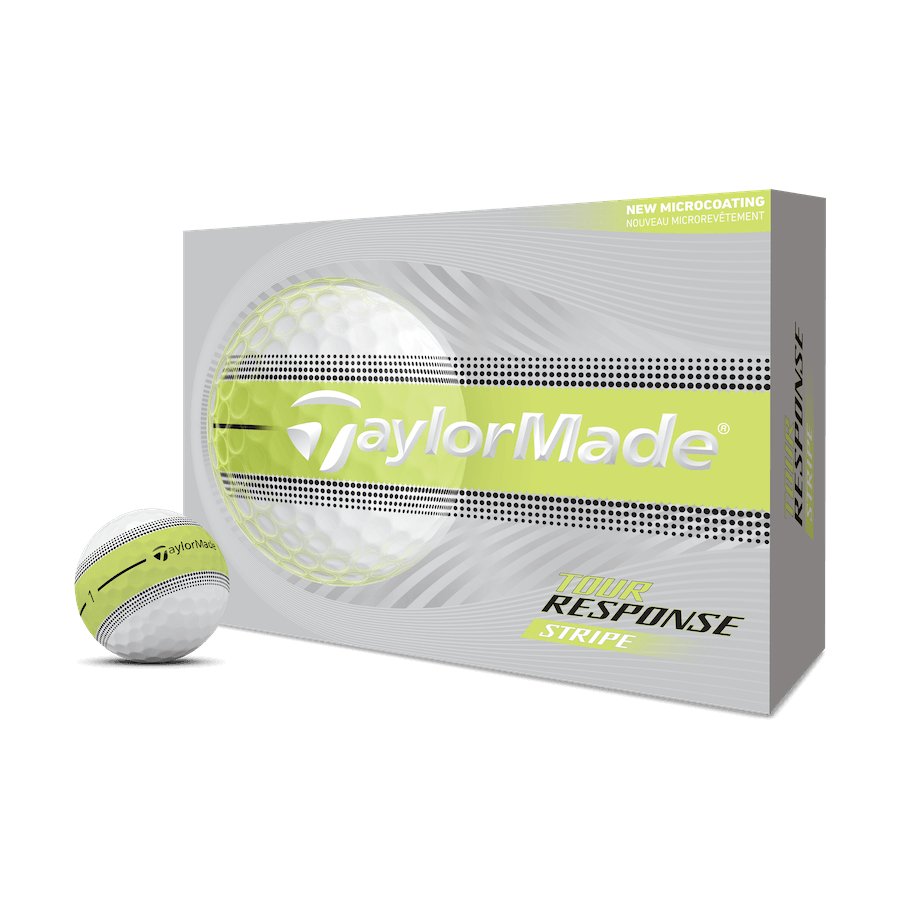 Balles TaylorMade Tour Response Stripe 2026 (Douzaine)