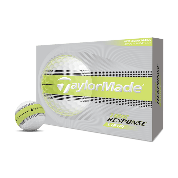 Balles TaylorMade Tour Response Stripe 2026 (Douzaine)