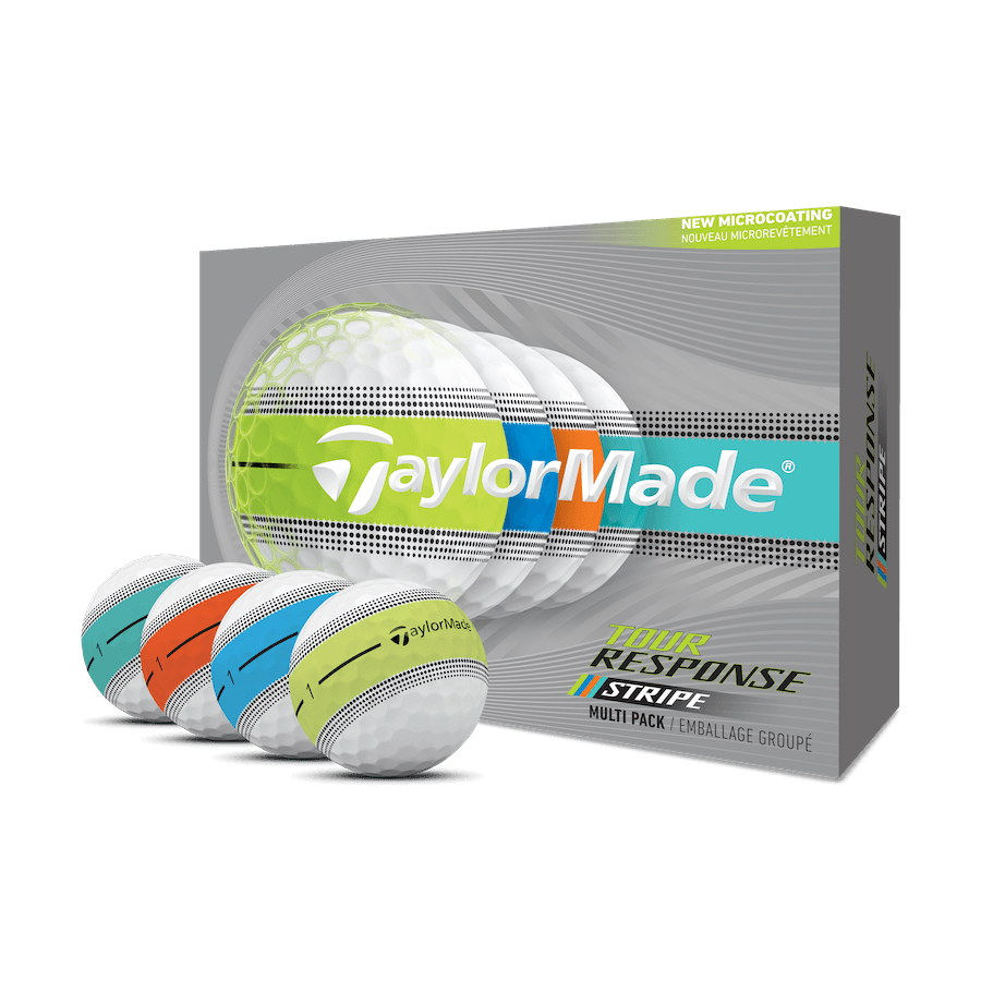 Balles TaylorMade Tour Response Stripe 2026 (Douzaine)
