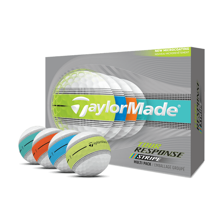 Balles TaylorMade Tour Response Stripe 2026 (Douzaine)