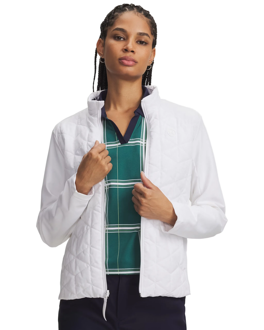Veste de golf femme Under Armour Drive Pro Insulated - Blanc / XS