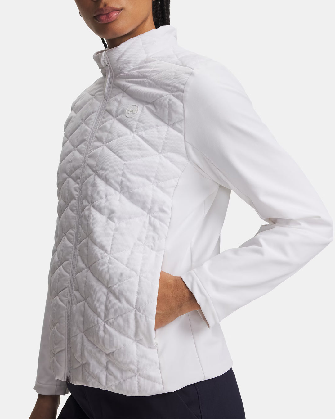 Veste de golf femme Under Armour Drive Pro Insulated - Blanc / M
